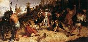 Lorenzo Lotto The Martyrdom of St Stephen oil